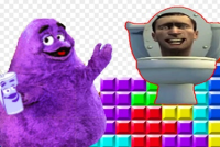 Grimace Shake & Skibidi Tetris img