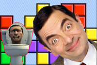 Mr Bean & Skibidi Tetris img